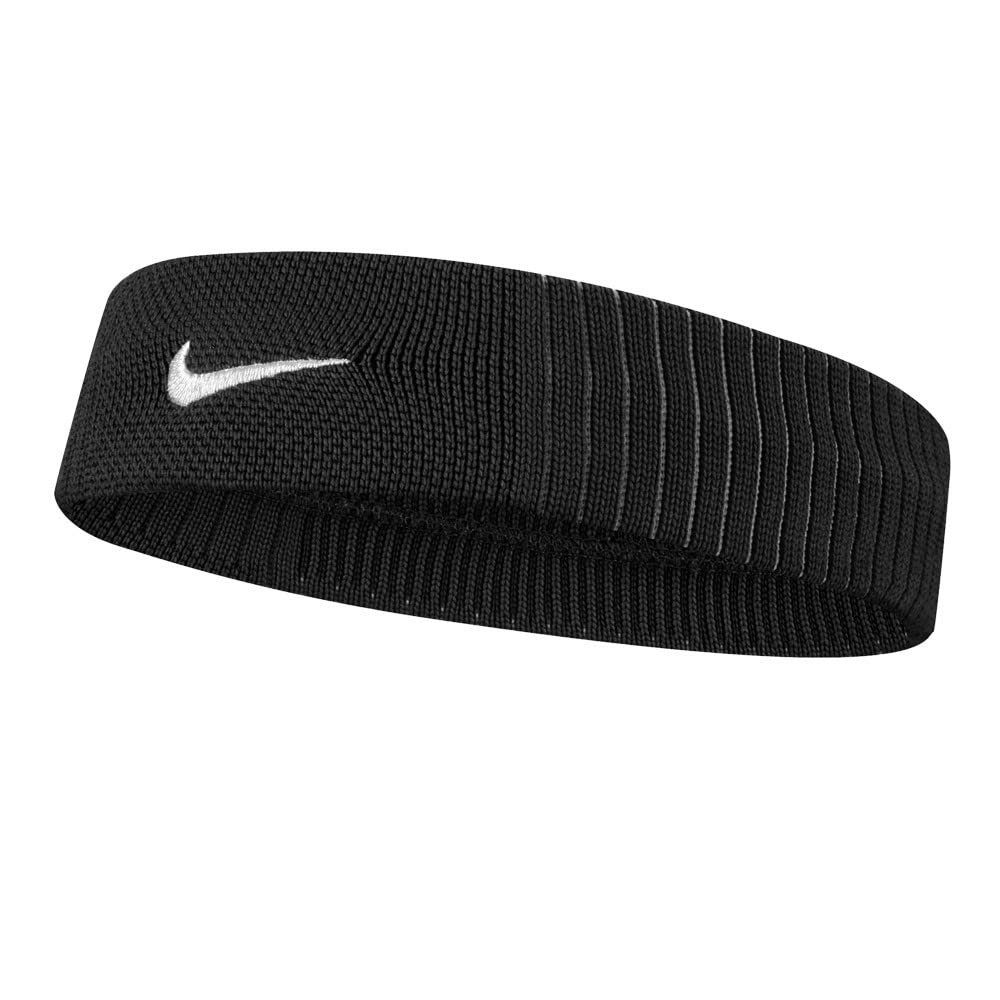 NIKE HEADBAND DRI-FIT REVEAL BLACK White