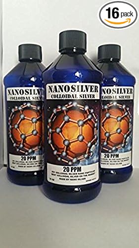 Amazon Com The Best Nano Silver Colloidal Silver Mineral Supplements 16 5 Oz Ppm Colloidal Silver Liquid Health Personal Care