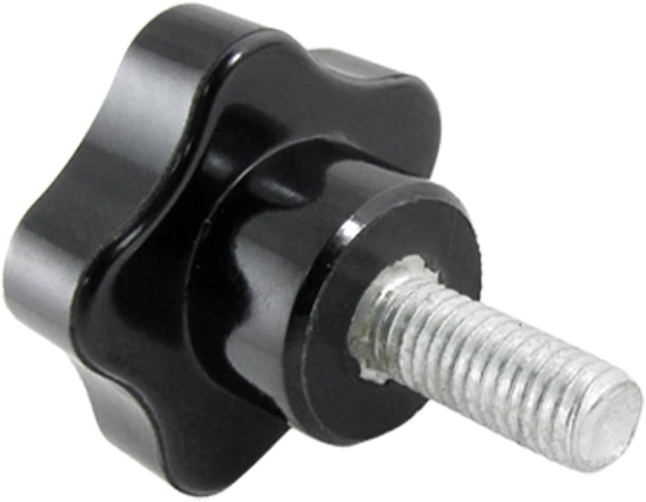 Manopole A Stella M14 - 3 Pezzi In Plastica Nera Per Macchine Utensili E Fai-Da-Te