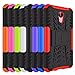 Meizu M2 Note Case, Moonmini Tire Stripe Hybrid Combo High Impact Rugged Shockproof Case Cover Defender with Kickstand for Meizu M2 Note - Blue