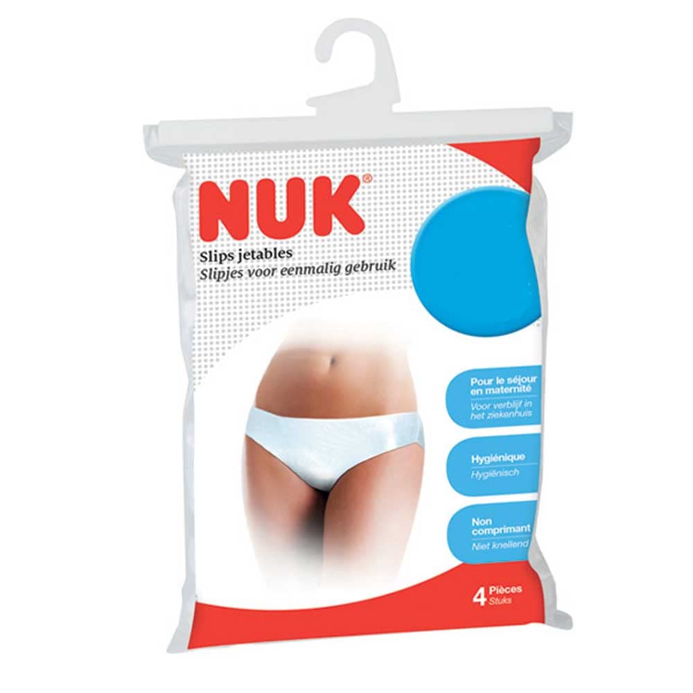 NUK 700650 Disposable Briefs Pack of 4 Size S