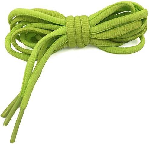 YFINE Oval Athletic Shoelaces for Sneakers Half Round Shoe Laces(2 Pair)