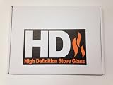 Stovax Stockton 5 Replacement Stove Glass SCHOTT ROBAX Clear G282227 view 3