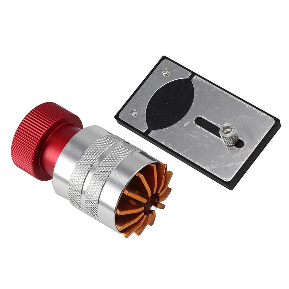 CENPEK Professional Watch Plastic Crystal Lift Glasses Remover Inserter Repair Tool with Base - Red