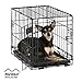 Dog Crate | MidWest ICrate XXS Folding Metal Dog Crate w/ Divider Panel, Floor Protecting Feet & Leak Proof Dog Tray | 18L x 12W x 14H Inches, Toy Dog Breed, Black primary