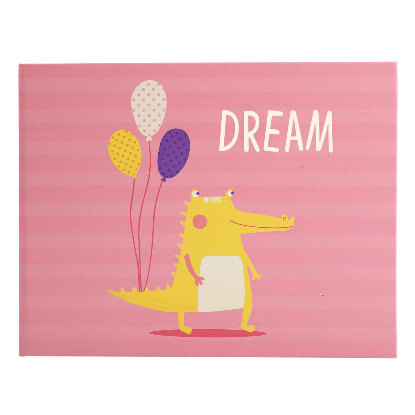 Exacompta - Ref 11233E - Baby Photo Album - 285 x 220mm in Size, 60 Pages of 250gsm White Card - Frames, Cards, Clips, Magnets & Photo Wire Provided - Pink