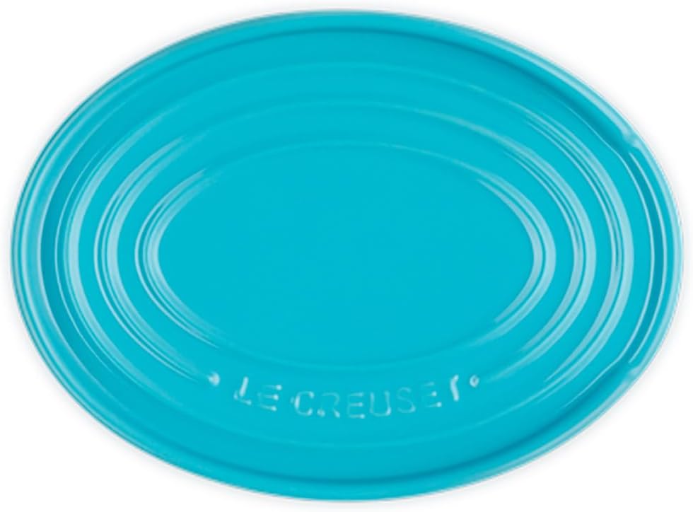 Le Creuset Stoneware Oval Spoon Rest Caribbean Teal 71507151700099
