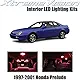 XtremeVision Honda Prelude 1997-2001 (5 Pieces) Green Premium Interior LED Kit Package + Installation Tool