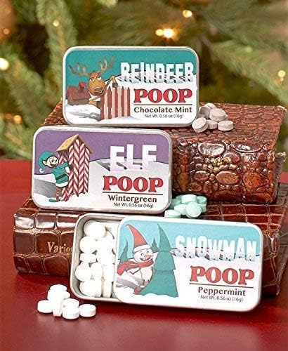 Set of 3 Novelty "Character Poop" Mint Tins - PACK OF 3