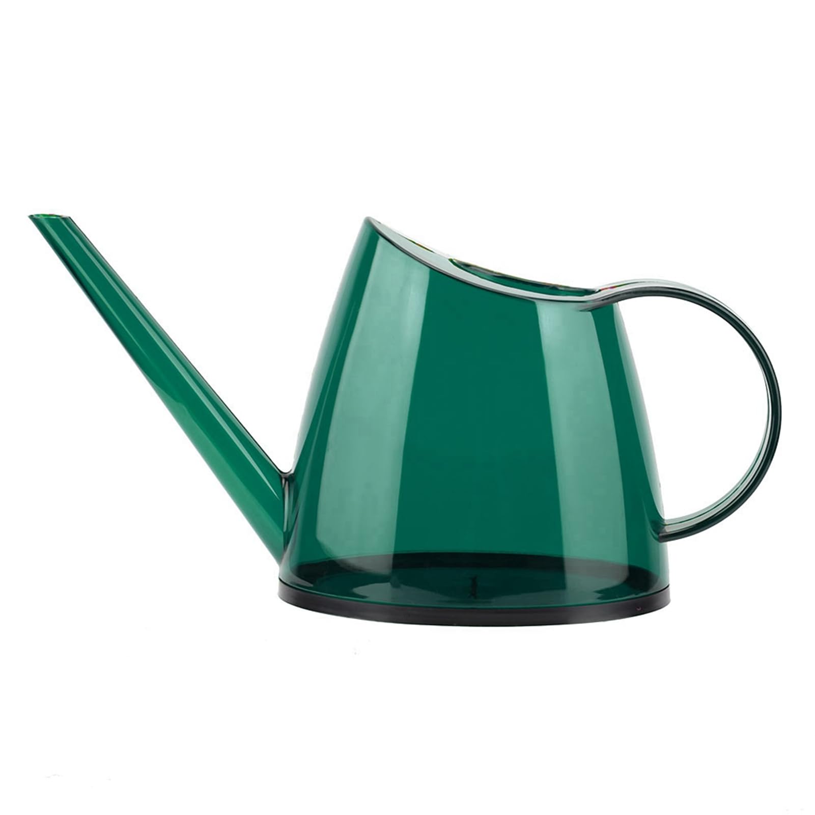 Long Spout Watering Can, 1.2L Indoor Outdoor Plant Sprinkler, Green Candy Colored Garden Flower Pot with Uncovered Design