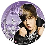 ShindigZ 9 inch Dinner Plates 8-Pack - Justin Bieber
