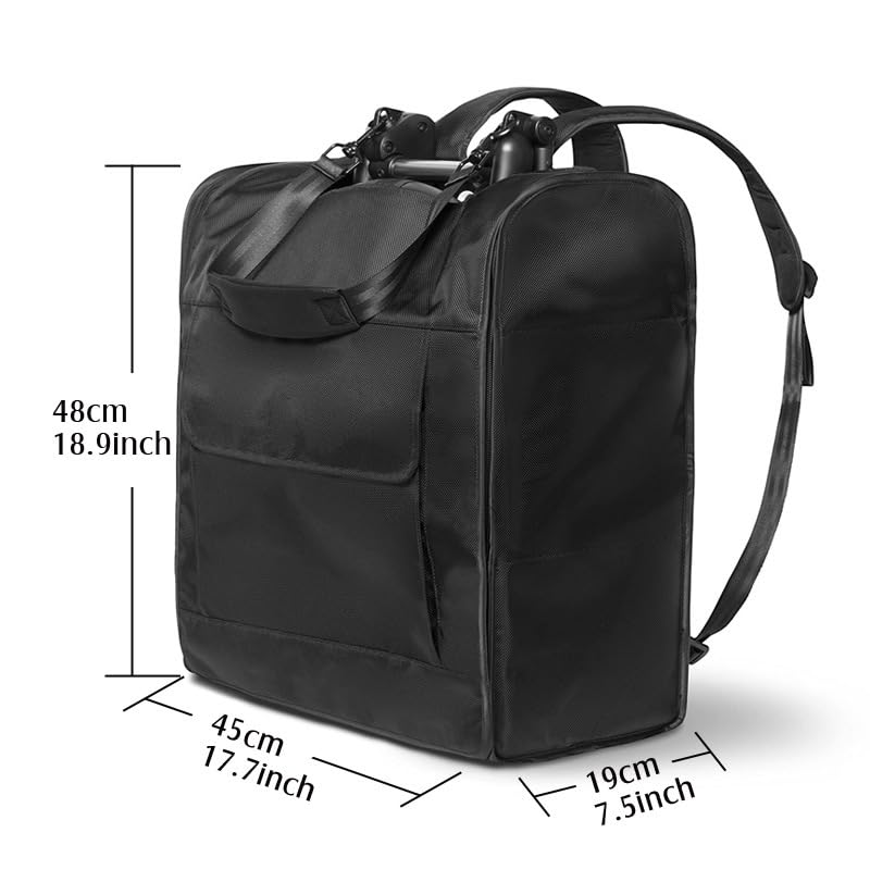 KOWVOWZ Stroller Storage Backpack, Baby Stroller Travel Bag, Waterproof Stroller Storage Bag with Backpack Straps Fits for Babyzen Yoyo and Similar Prams