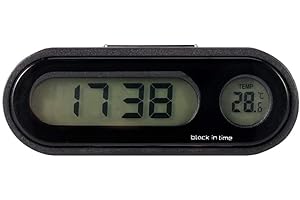 2 in 1 Car Digital Clock Vehicles Temperature Gauge with LED Backlight for Cars superiorâ€‚quality Clever design