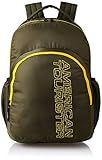 American Tourister 27 Ltrs  Olive Casual Backpack (AMT STRATOS BP-02 OLIVE/YELLOW)