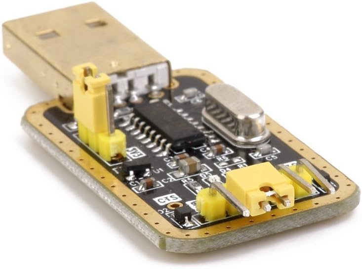 DollaTek 3.3V / 5V USB to TTL converter CH340G UART Serial Adapter Module Golden - Image 4