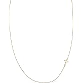 Bony Levy - 14K Yellow Gold Sideways Cross Pendant Necklace