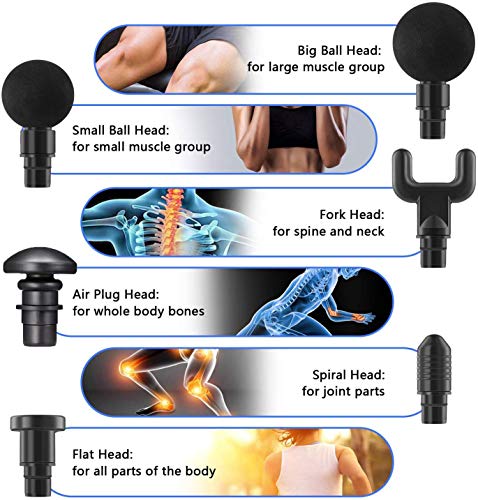 image for Massage Gun Deep Tissue Percussion Muscle Massager for Pain Relief, Ha
