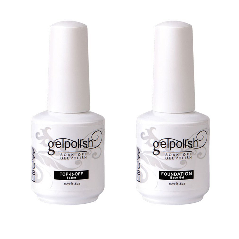 Elite99 Vernis Semi Permanent French Manucure Blanc Rose Gel