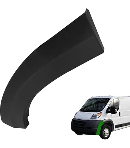 Dodge Ram Promaster Fender Flare Front Wheel Arch Molding / Fender Flare For Dodge Ram ProMaster 2019-2025 – Left Side, Black Body Moldings & Trims For Ram 1500 - Foto 9