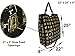Derby Originals Super-Tough Patented Four Sided Slow Feed Horse Hay Bag with One Year Warranty, Purple