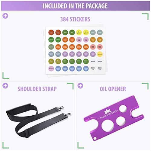 Essential Oils Storage for 104 Bottles - Holds 10 15 20 ml Young Living & Doterra bottles - Essential Oil Box - Essential Oil Case - Essential Oil Storage box - Essential oil Holder Organizer
