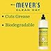 MRS. MEYER'S CLEAN DAY Liquid Dish Soap, Biodegradable Formula, Honeysuckle, 16 fl. oz