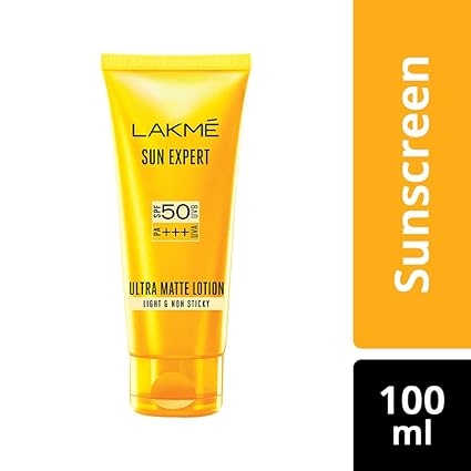 Lakme Sun Expert SPF 50 PA+++ Ultra Matte Lotion, 100 ml