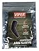 Viper Compression Arm Sleeve (Full Length) - TruCore 3-Layer Wicking, Non Slip Inner Bands - Lymphedema, Football, Baseball, Running, Volleyball, Basketball, Golf (Single) (Black, X-Large)