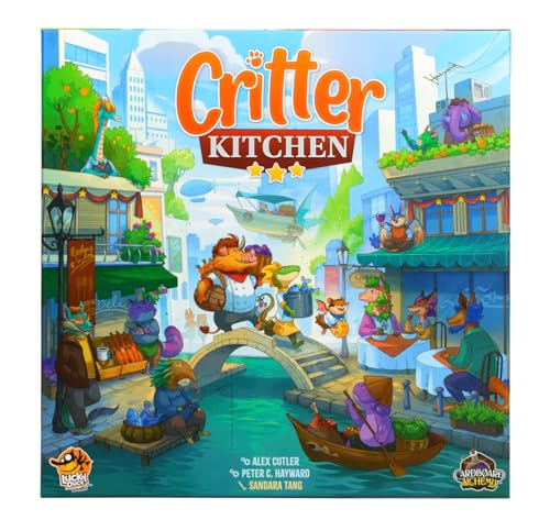 Lucky Duck Games Critter Kitchen | Strategy Game | Chefs Compete for a Restaurant Critic | 1-5 Players, Ages 12+