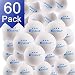 KEVENZ 60-Pack 3-Star Plus 40+mm White Table Tennis Balls,Advanced Training Ping Pong Balls