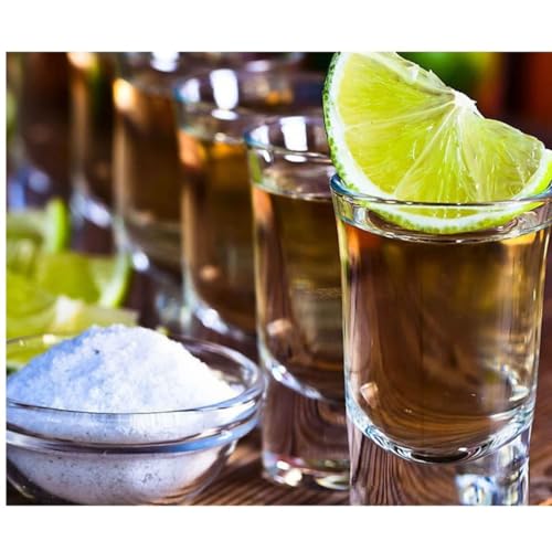 Kit 6 Copos de Vidro Shot 50ml Premium – Dose Cachaça, Tequila, Vodka – Copo Resistente FBK Qualidade