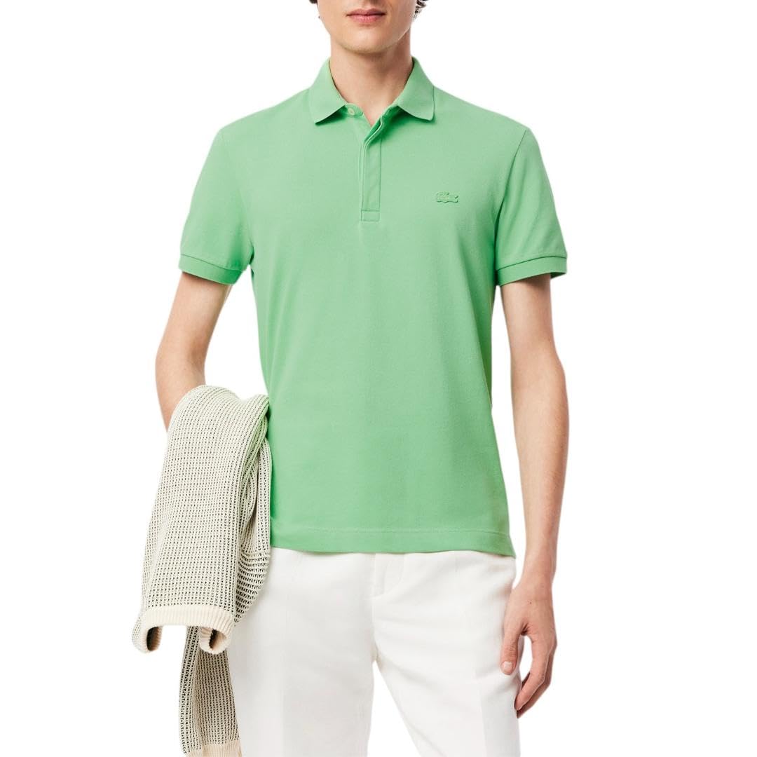 Lacoste Men's Core Short Sleeve Regular Fit Paris Polo, Liamone, Medium Image