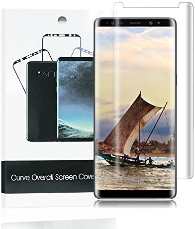 Note 8 Screen Protector,Hoperain PET [Case Friendly] Curved Edge Ultra Clear Anti-Scratch, Anti-Fingerprint, Bubble Free for Samsung Note 8