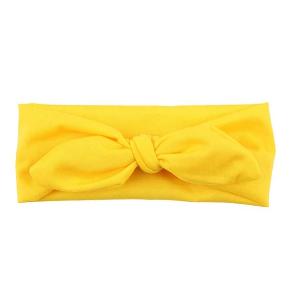 girls yellow headband