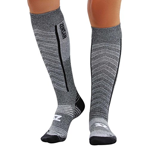 Zensah Featherweight Compression Socks - Ultra-Lightweight Compression Socks - Anti-blister, Graduated Compression