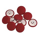 HARFINGTON 10pcs 32L Fabric Cloth Covered Button