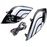 1 Pair of LED DRL Daytime Running Lamp w/Turn Signal Fog Light Compatible with Toyota Camry 2018 SE XSE 2019 2020