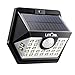 LITOM Upgraded 30 LED Solar Motion Sensor Lights, IP65 Waterproof Solar Lights Outdoor with 3 Lighting Modes, 270° Wide-Angle Illumination Solar Lights for Front Door, Yard, Garage, Pathway and Patio