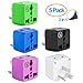 Australia Adapter by Yubi Power 2 in 1 Universal Travel Adapter with 2 Universal Outlets - Type I - 5 Pack