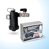 WK Magnetic Mud Filter Black Plastic 3/4 Inch with Closing Valve Made in Italy view 5