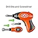 SainSmart Jr. HAP-P-KID Cybotronix Take-A-Part Robot for Kids, Pretend Tool Construction Toy Truck Screwdriver Building Set 3-In-1 with Electric Drill (42 Pieces)