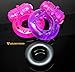 3 Silicone Cockring Set with Clit Stimulator (2 x Vibrating Pleasure Rings + 1 Standard Ring) – Pleasure Enhancing Sex Ring Set