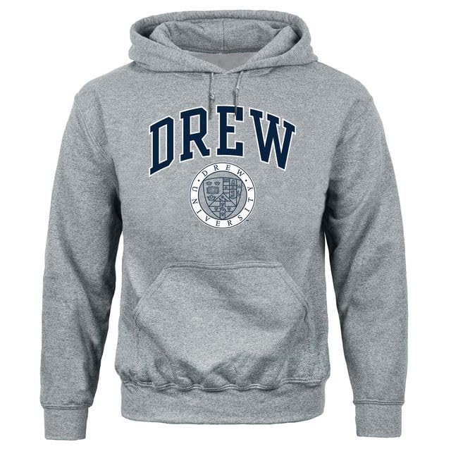Barnesmith Drew University Rangers Hooded Sweatshirt, Heritage, Charcoal Grey, X-Large Image