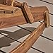 Christopher Knight Home Malibu Outdoor Acacia Wood Adirondack Rocking Chair, Natural Stained
