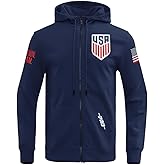 Mens USSF Classic Chenille Double Knit Full-Zip Hoodie