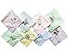 CoCoUSM Womens Handkerchiefs Lace Embroidered Cotton Handkerchiefs Bulk