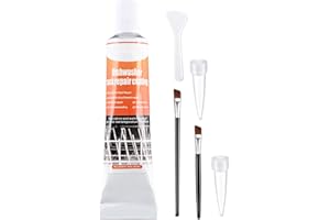 Dishwasher Rack Repair Coating,Long-Lasting Coating Gel,Dishwasher Rack Repair Adhesive(50ml+2 Brushes)