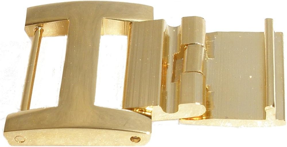 14mm Watch Bracelet Band Link Extender Yellow Gold Tone