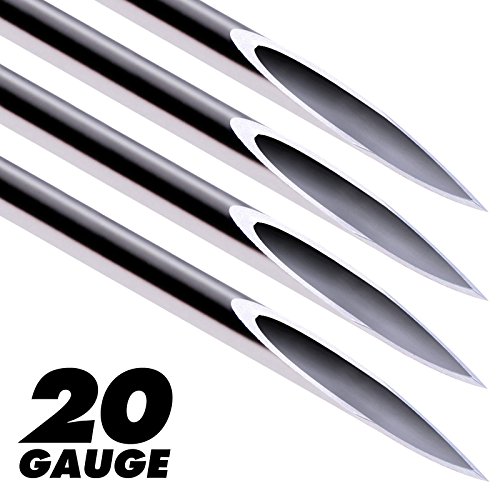 ACE Needles 100 Mix Body Piercing Needle Sizes 12g, 14g, 16g, 18g and 20g (20 pcs Each) - Thumbnail 7
