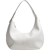 SongKedora Women Vegan Leather Hobo Bag Crescent Shoulder Bags Slouchy Tote Handbag Y2K Clutch Purse